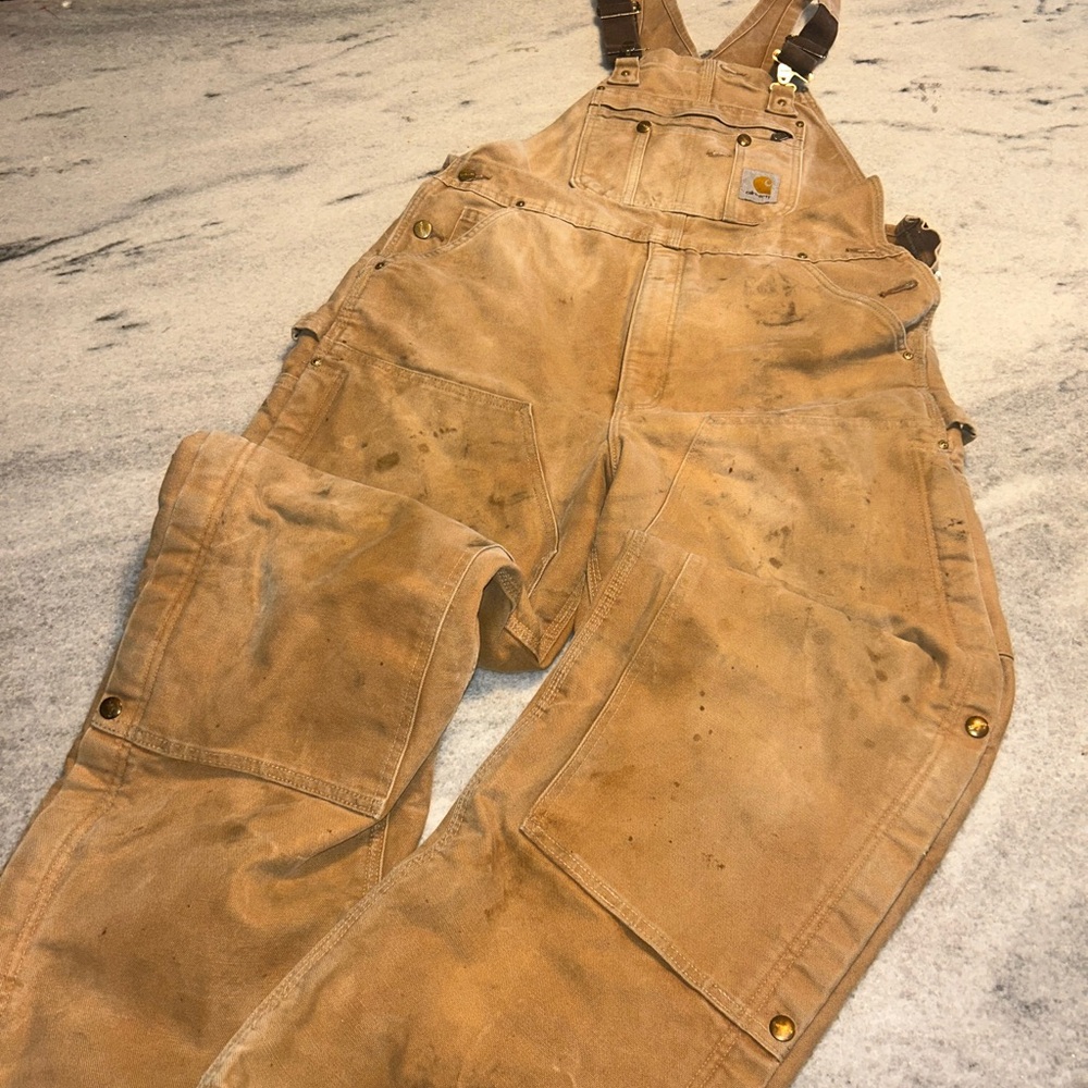 Carhartt Tan Overalls